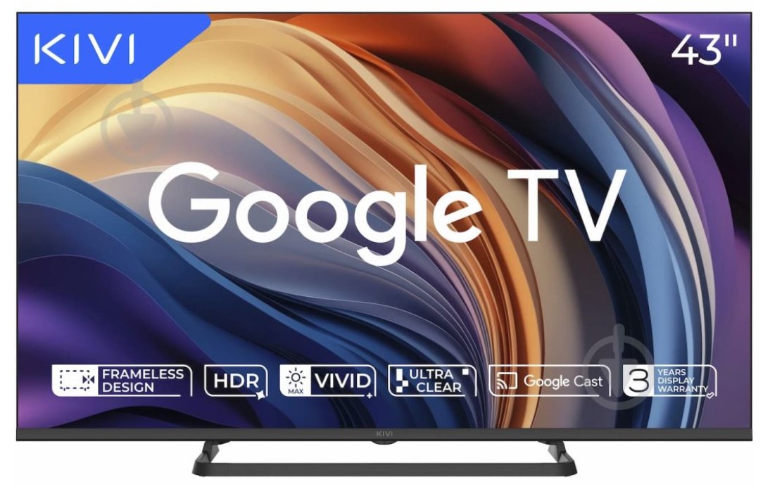 KIVI 2025: бюджетный Smart TV с Google TV, HDR и MEMC